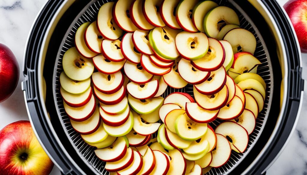 air fryer dehydrated apples