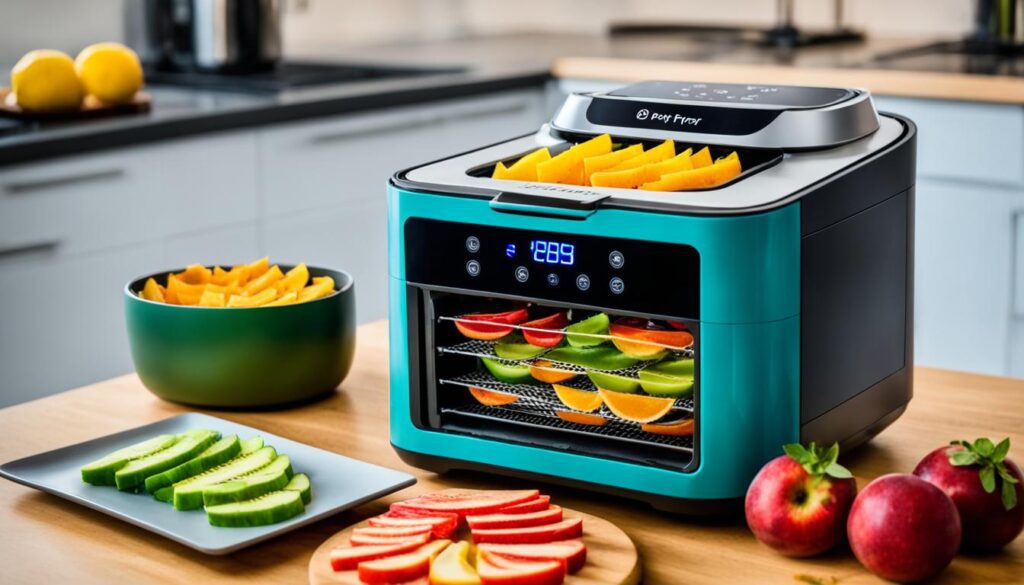 dehydrating fruit in air fryer without dehydrate button