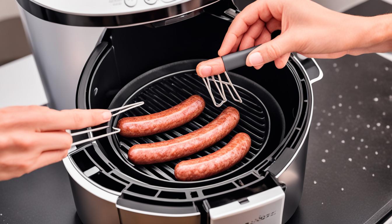 how to cook sausage links in air fryer