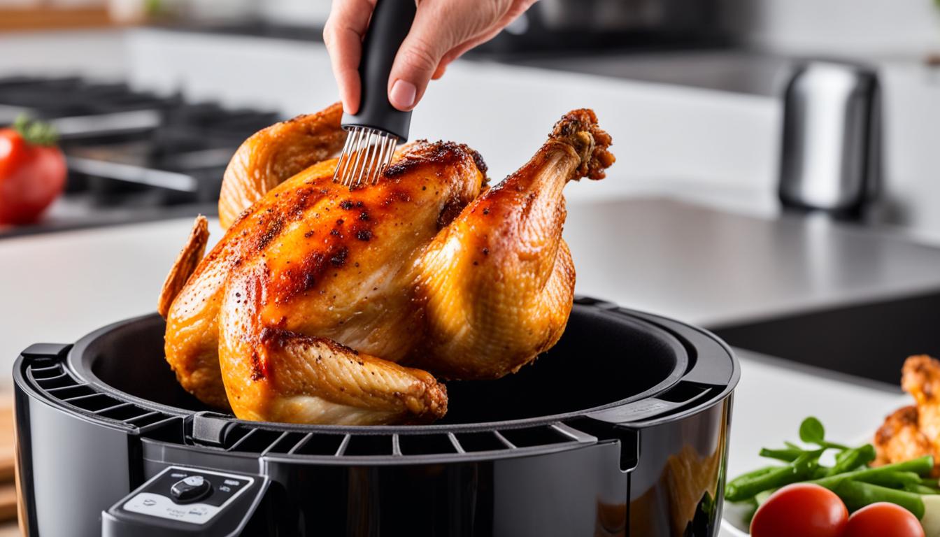 how to reheat chicken in air fryer